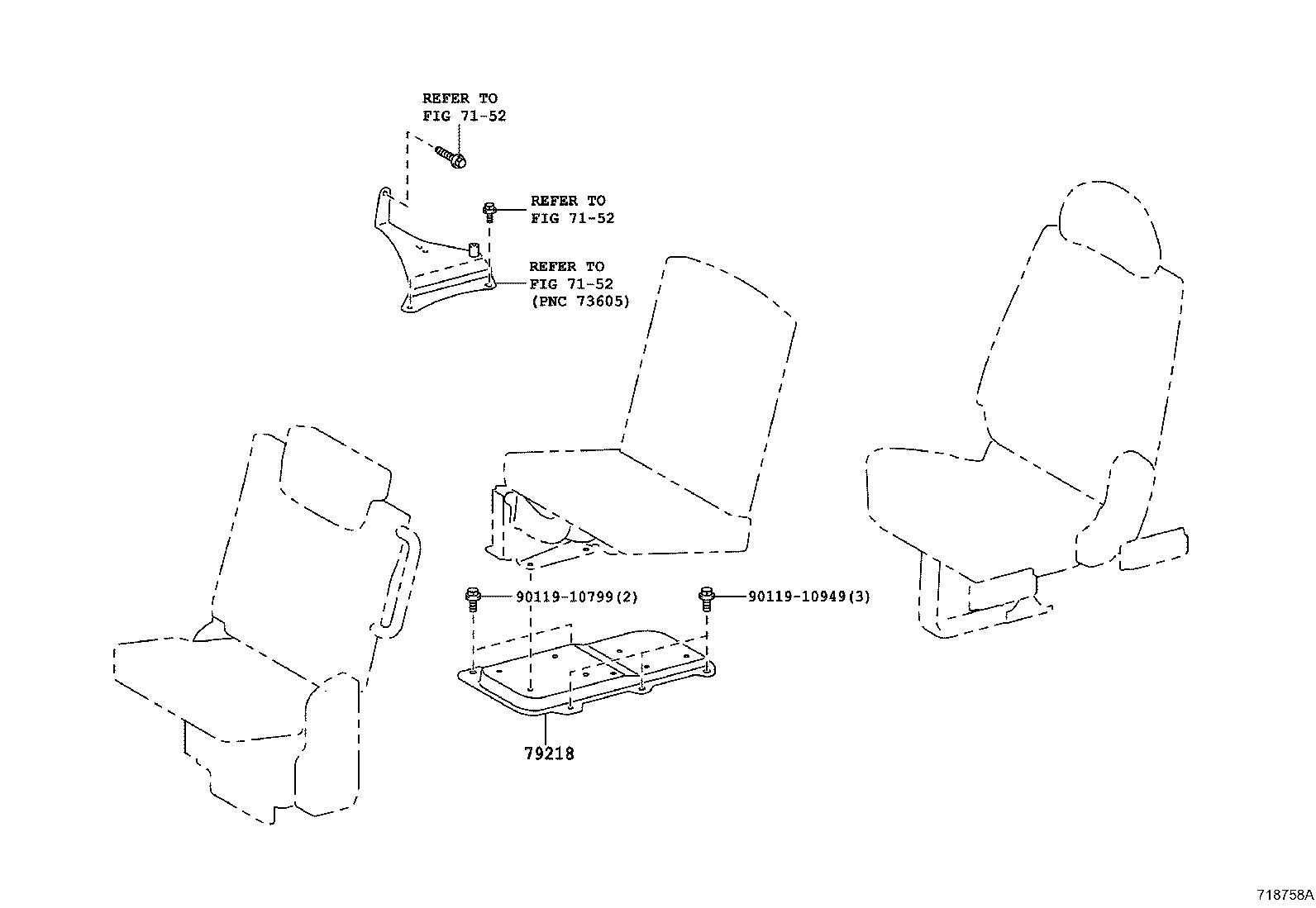  HIACE REGIUSACE |  SEAT SEAT TRACK