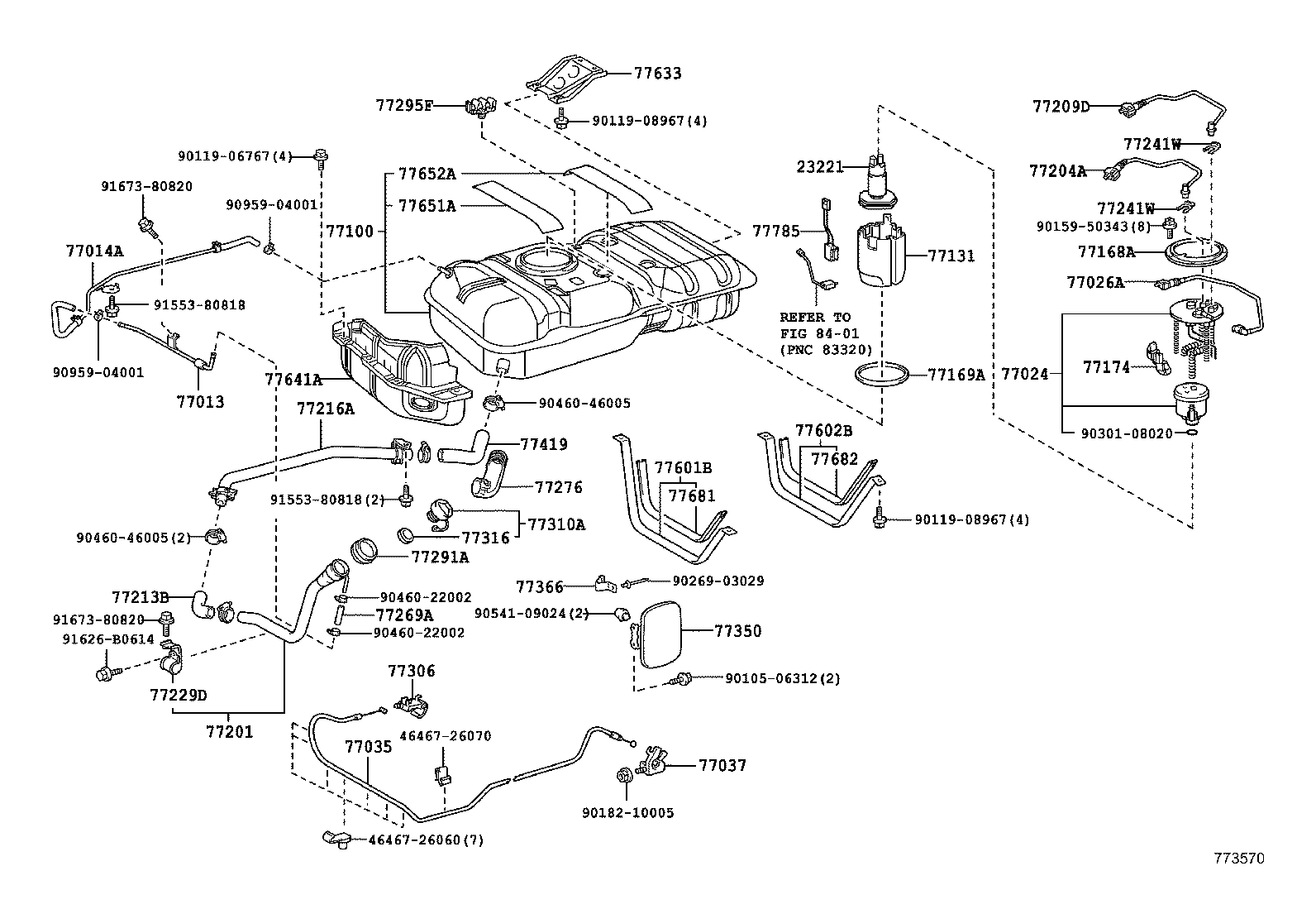  HIACE REGIUSACE |  FUEL TANK TUBE