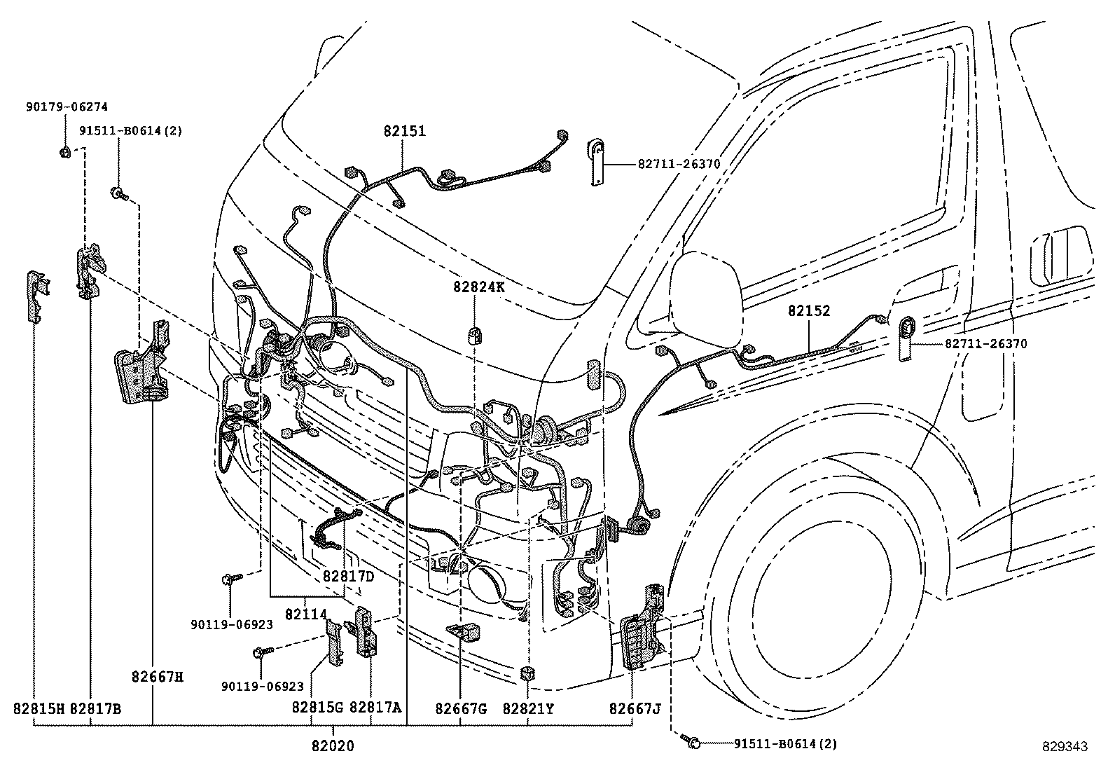  HIACE REGIUSACE |  WIRING CLAMP