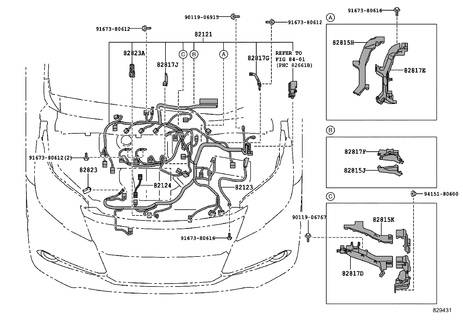  NOAH VOXY |  WIRING CLAMP
