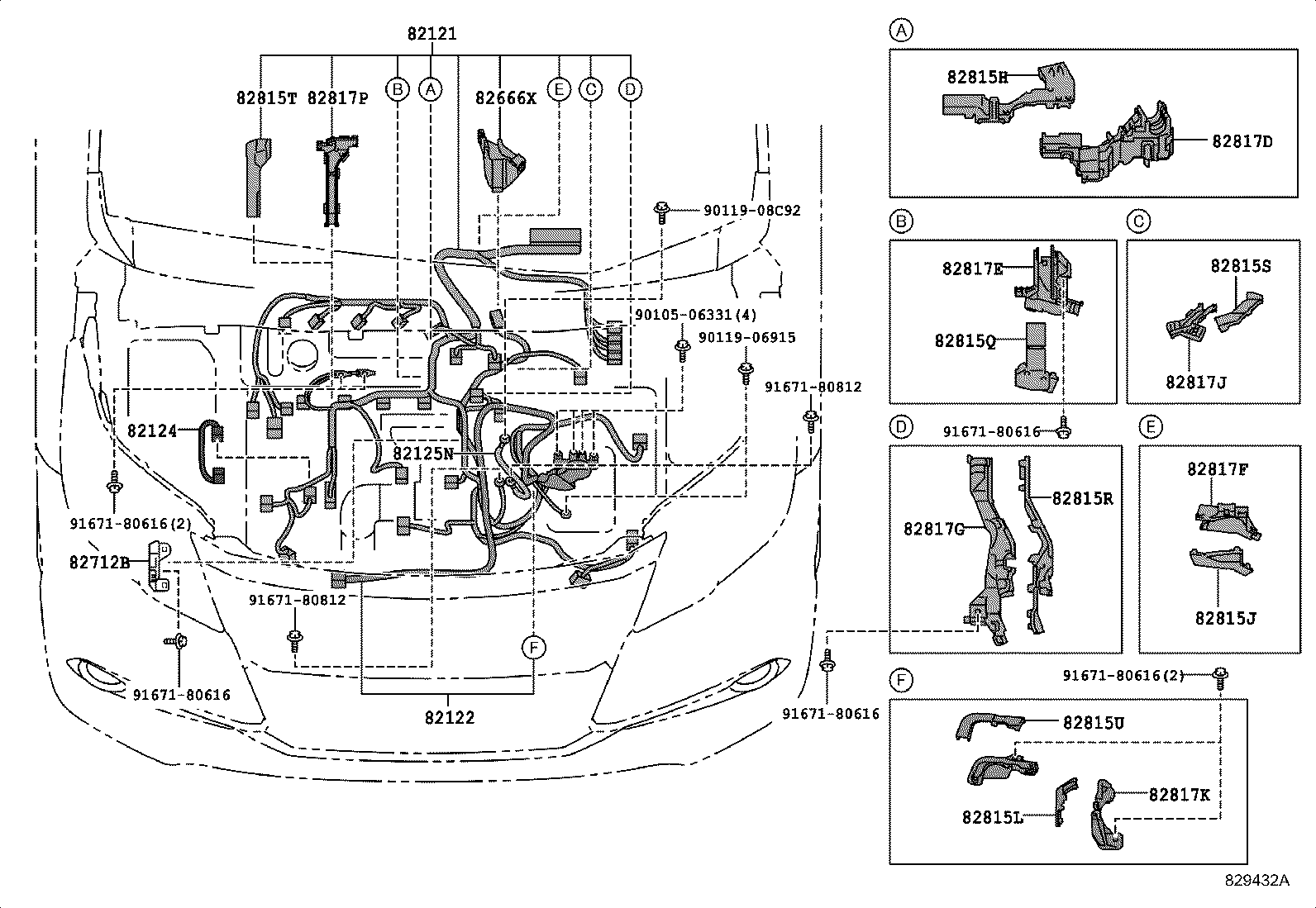  NOAH VOXY |  WIRING CLAMP