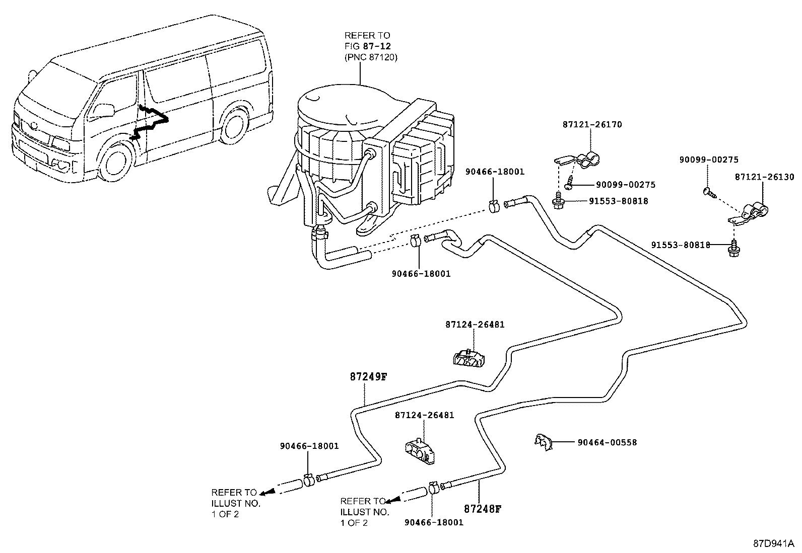  HIACE REGIUSACE |  HEATING AIR CONDITIONING WATER PIPING