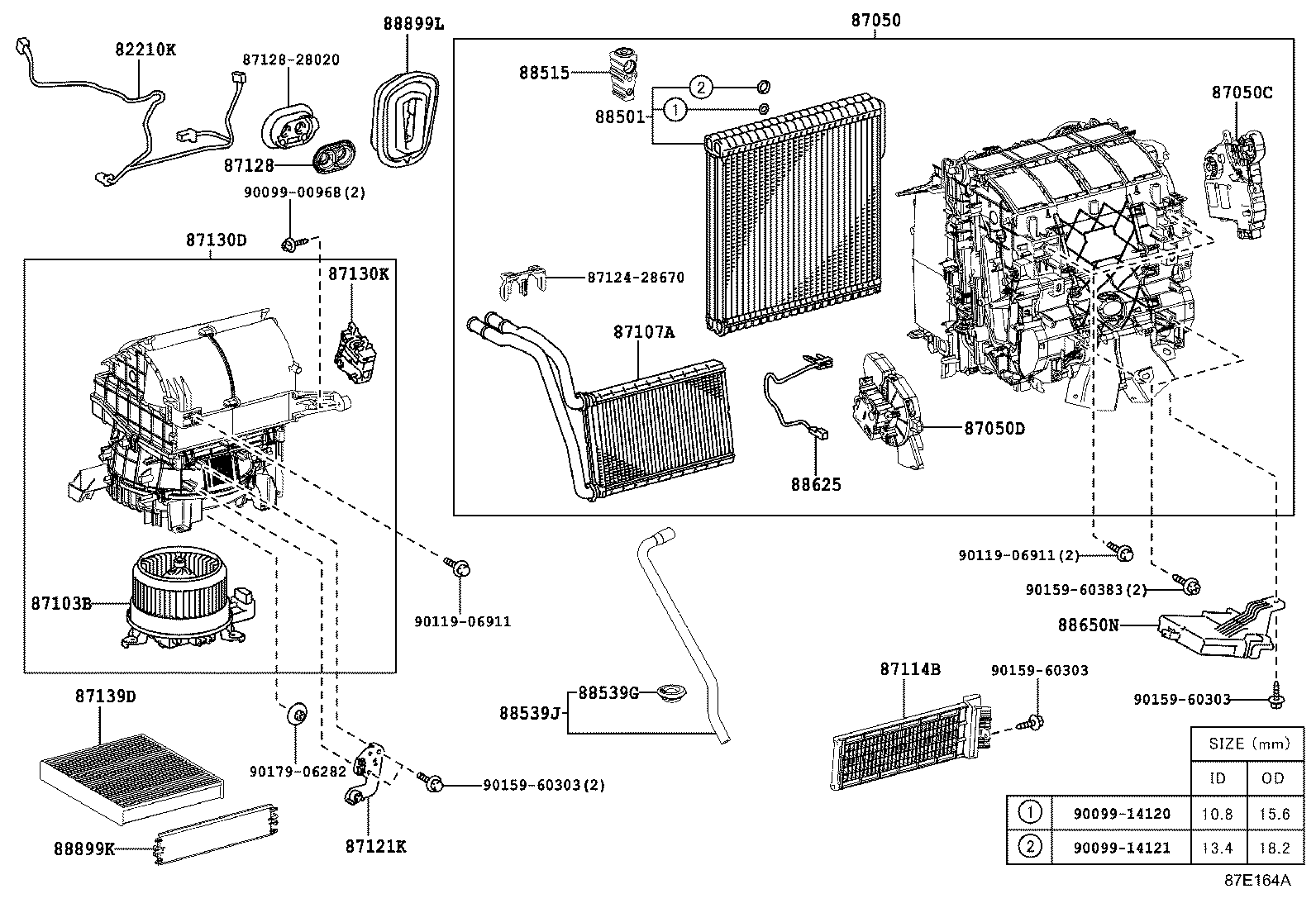  NOAH VOXY |  HEATING AIR CONDITIONING COOLER UNIT