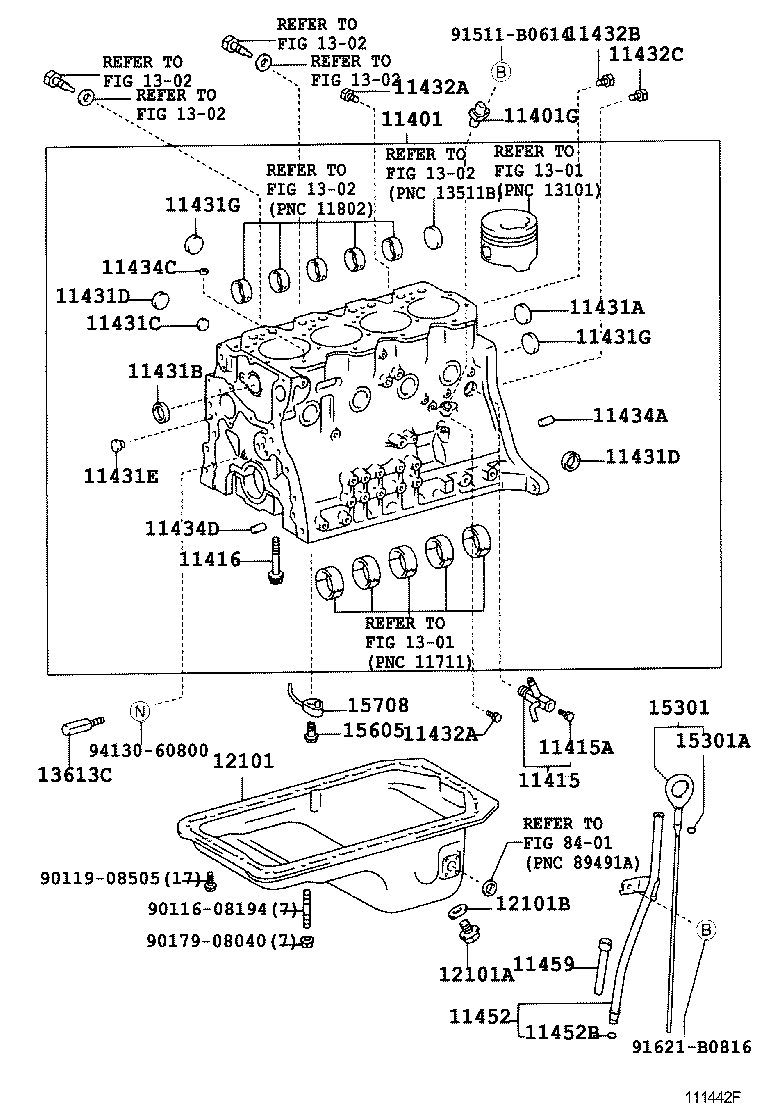  COASTER |  CYLINDER BLOCK