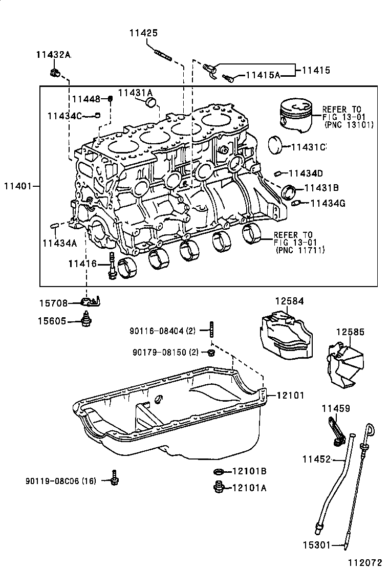  DYNA TOYOACE |  CYLINDER BLOCK