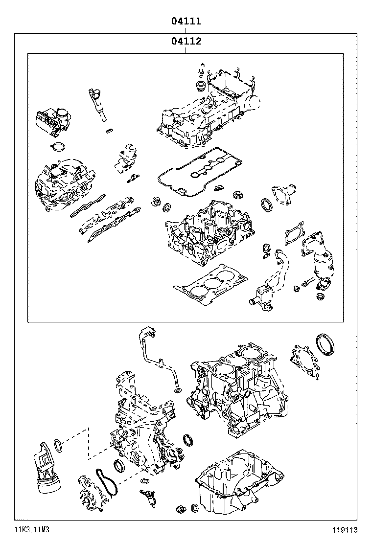  PASSO |  ENGINE OVERHAUL GASKET KIT