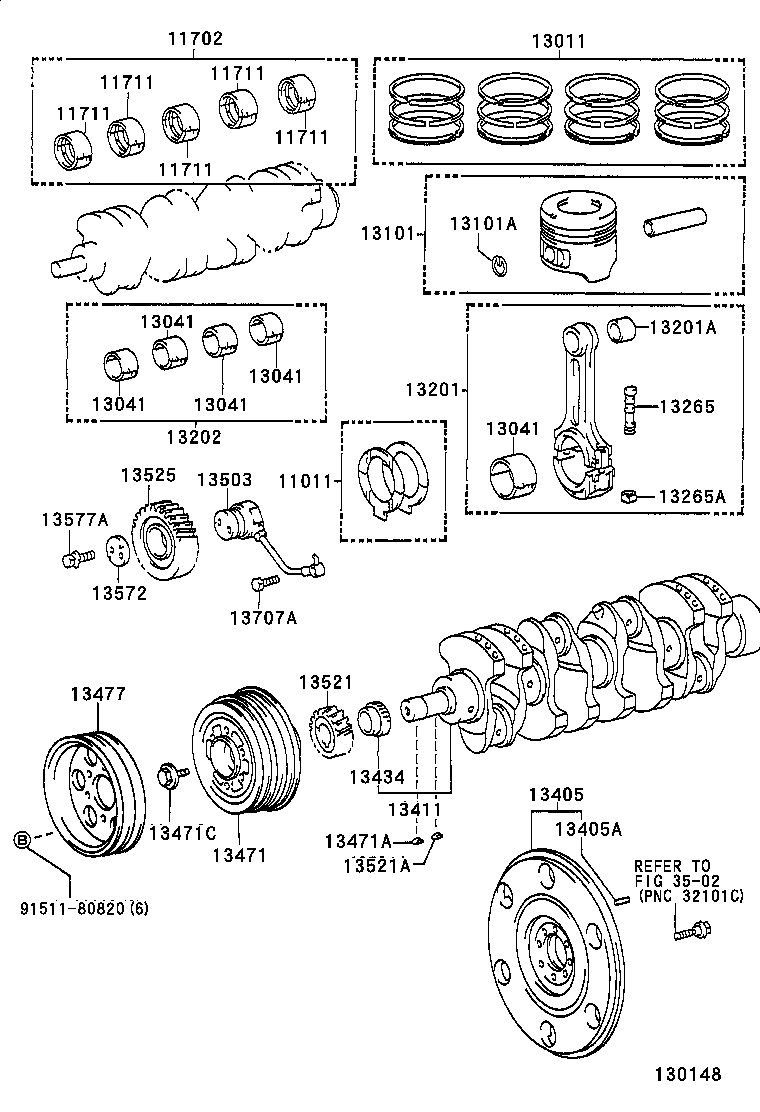  COASTER |  CRANKSHAFT PISTON