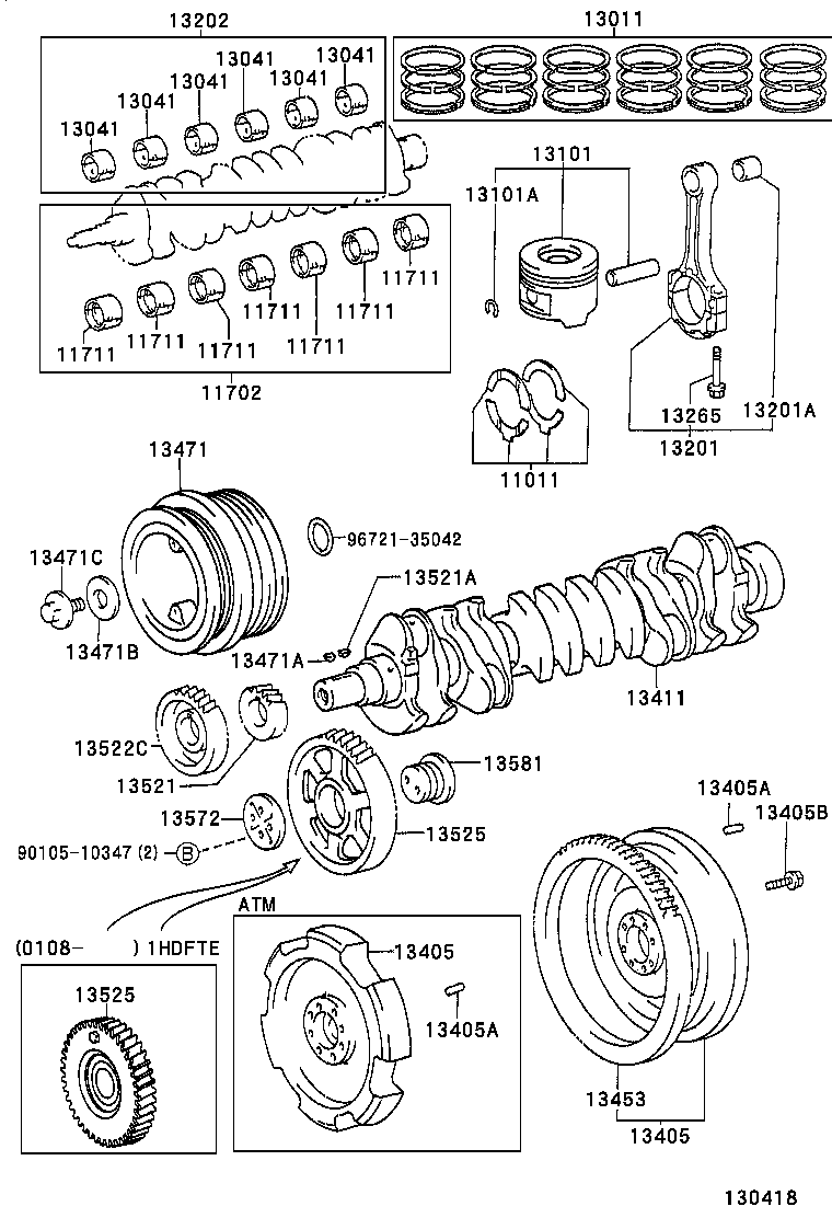  COASTER |  CRANKSHAFT PISTON