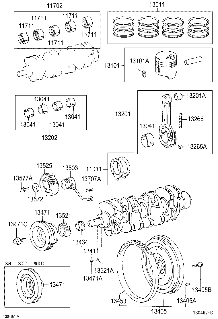  COASTER |  CRANKSHAFT PISTON