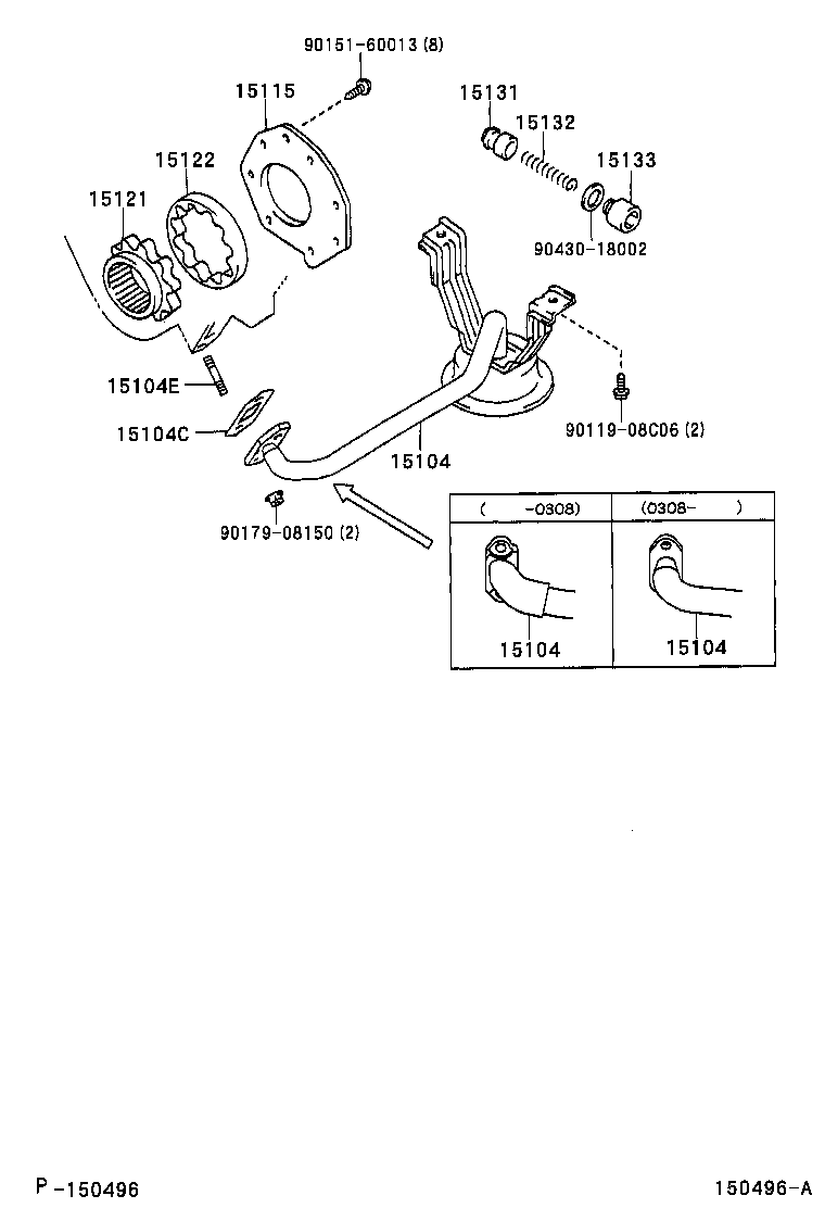  DYNA TOYOACE |  ENGINE OIL PUMP
