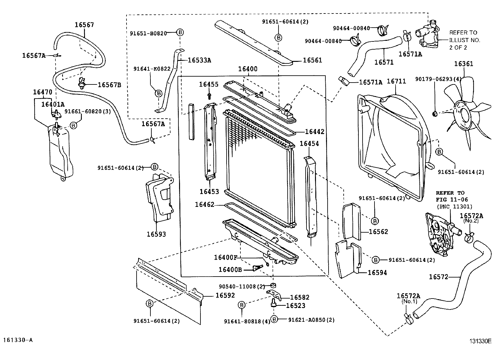  DYNA TOYOACE |  RADIATOR WATER OUTLET