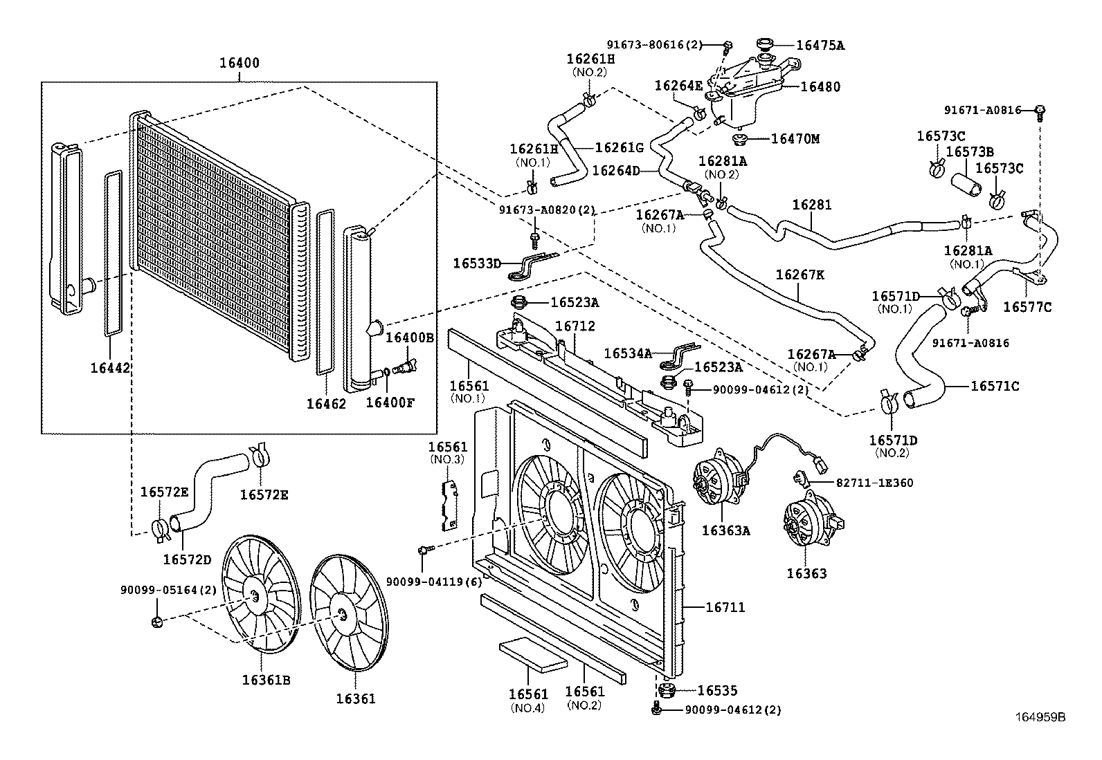  PRIUS |  RADIATOR WATER OUTLET