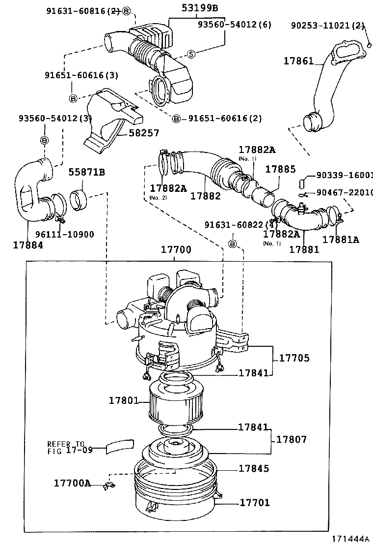  COASTER |  AIR CLEANER