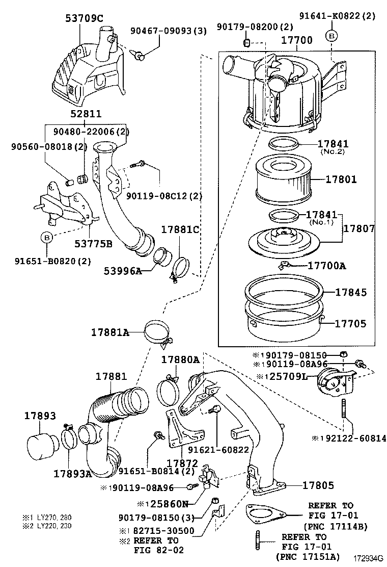  DYNA TOYOACE |  AIR CLEANER