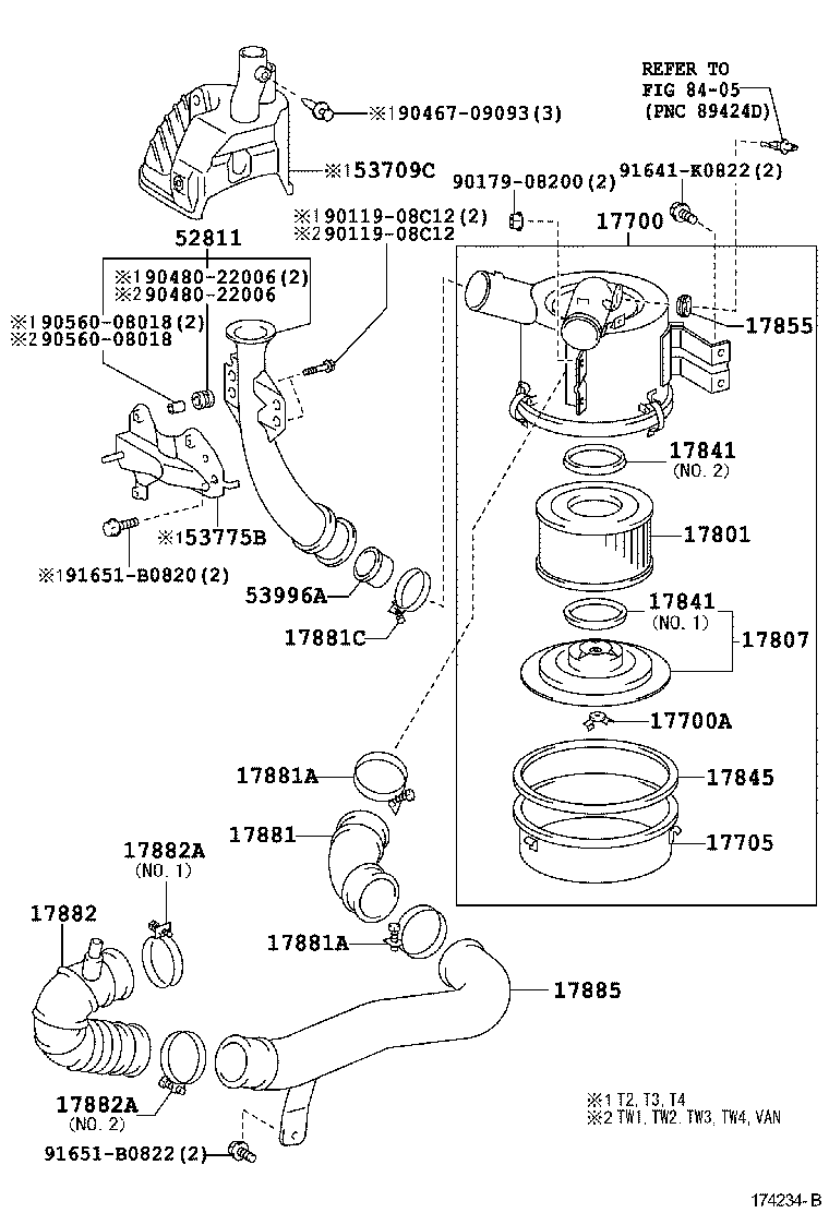 DYNA TOYOACE |  AIR CLEANER