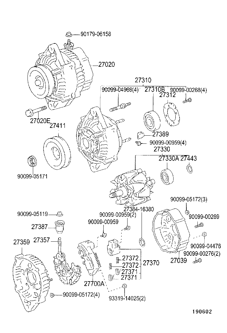  COASTER |  ALTERNATOR