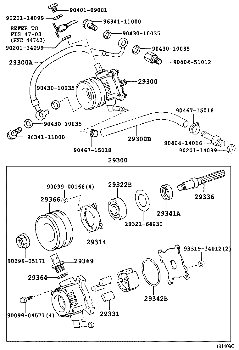  DYNA TOYOACE |  VACUUM PUMP