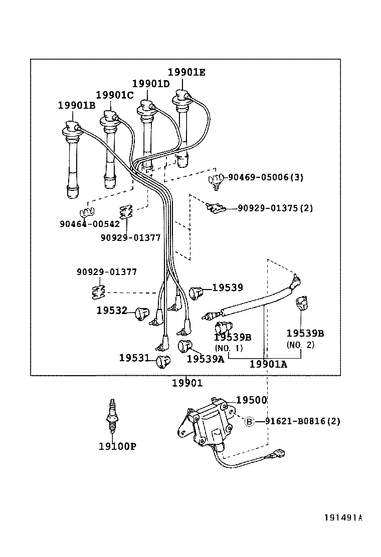  COASTER |  IGNITION COIL SPARK PLUG