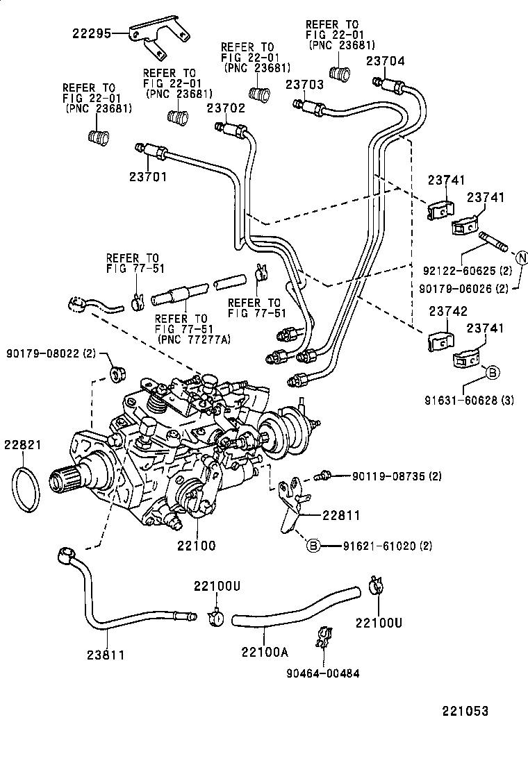  COASTER |  INJECTION PUMP ASSEMBLY