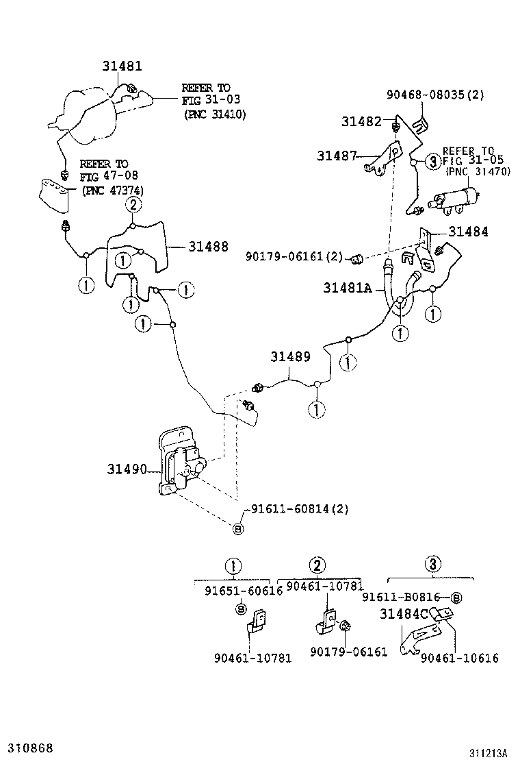  COASTER |  CLUTCH PEDAL FLEXIBLE HOSE