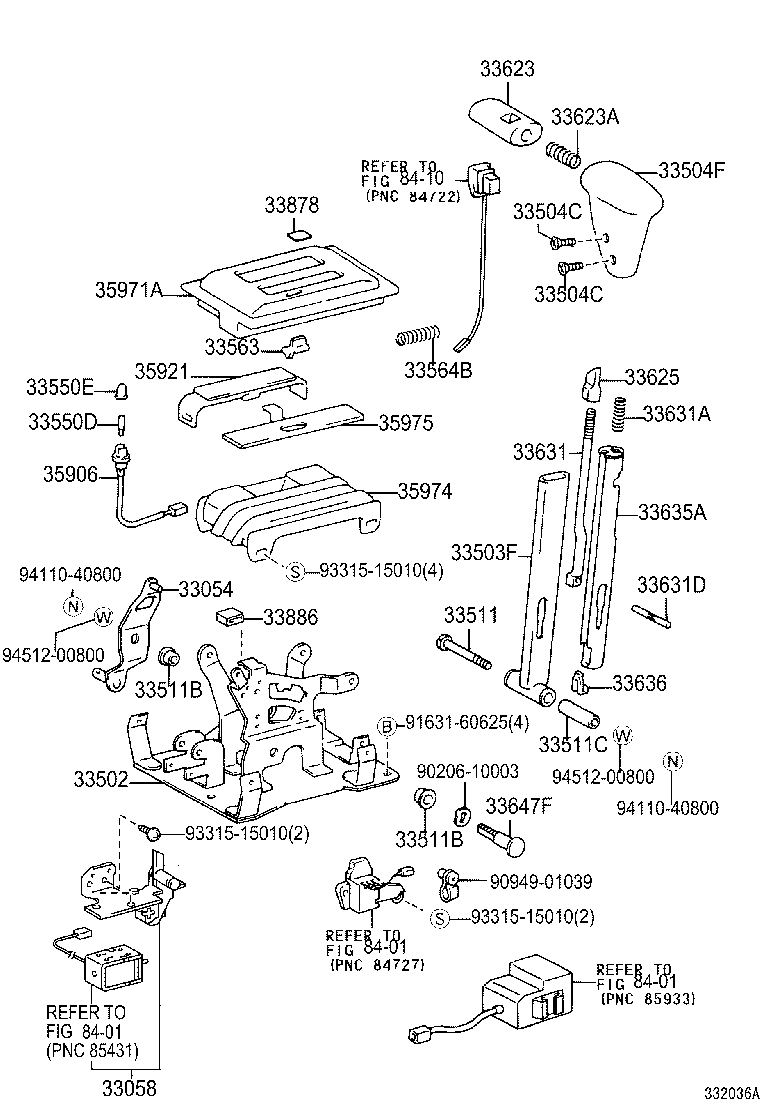  COASTER |  SHIFT LEVER RETAINER