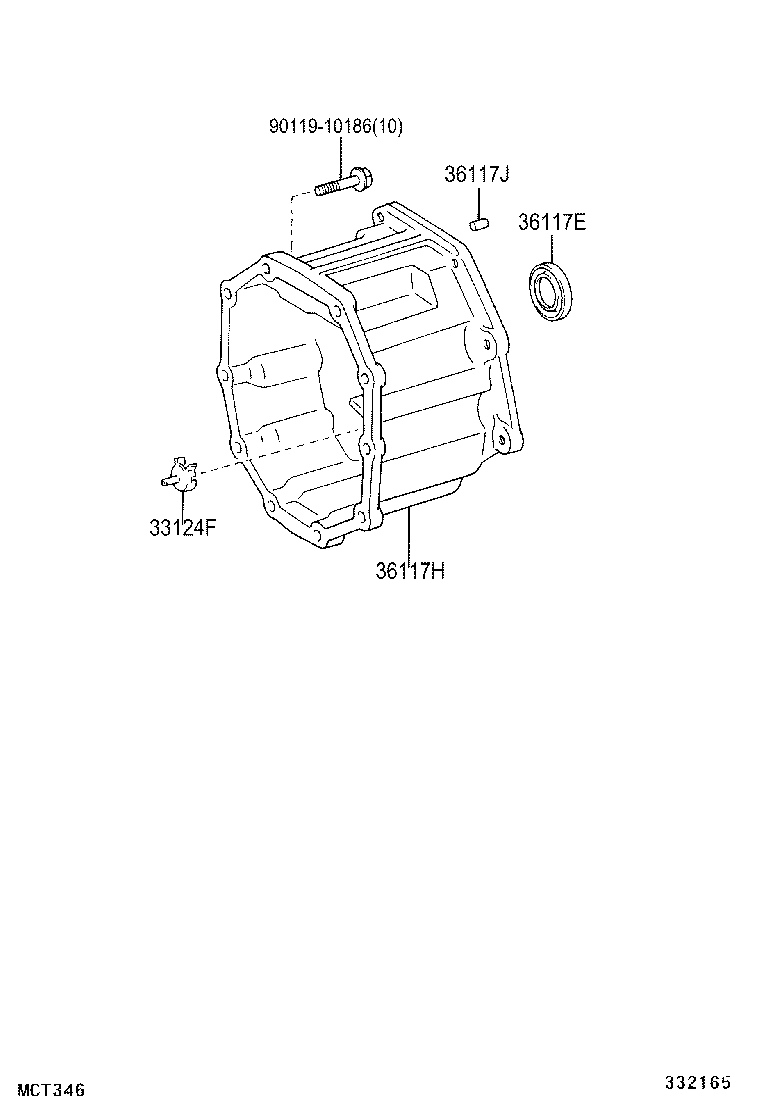  DYNA TOYOACE |  EXTENSION HOUSING MTM