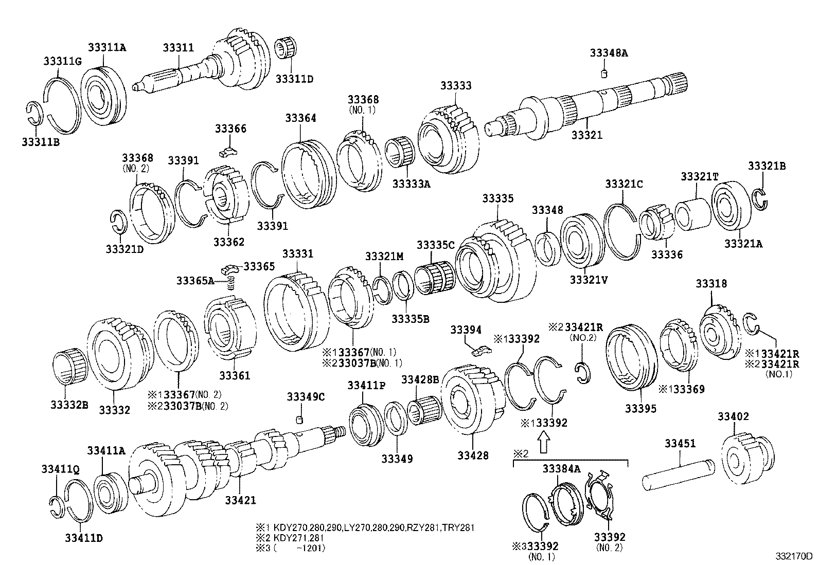  DYNA TOYOACE |  TRANSMISSION GEAR MTM