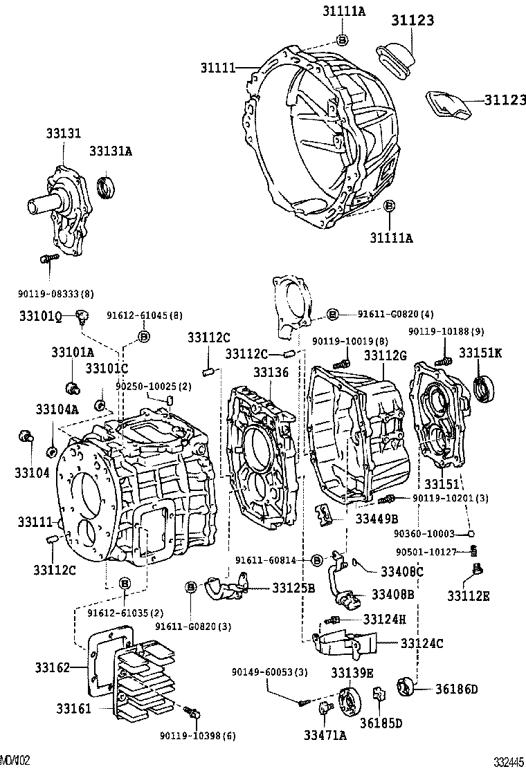  COASTER |  CLUTCH HOUSING TRANSMISSION CASE MTM