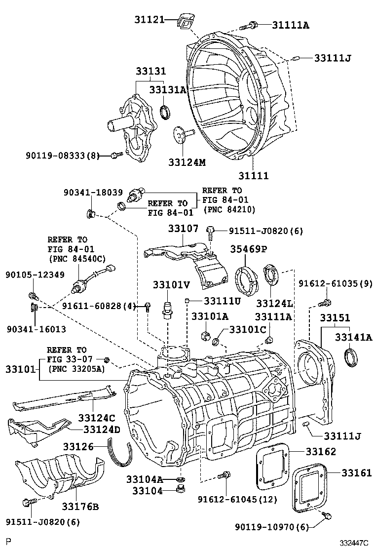  COASTER |  CLUTCH HOUSING TRANSMISSION CASE MTM