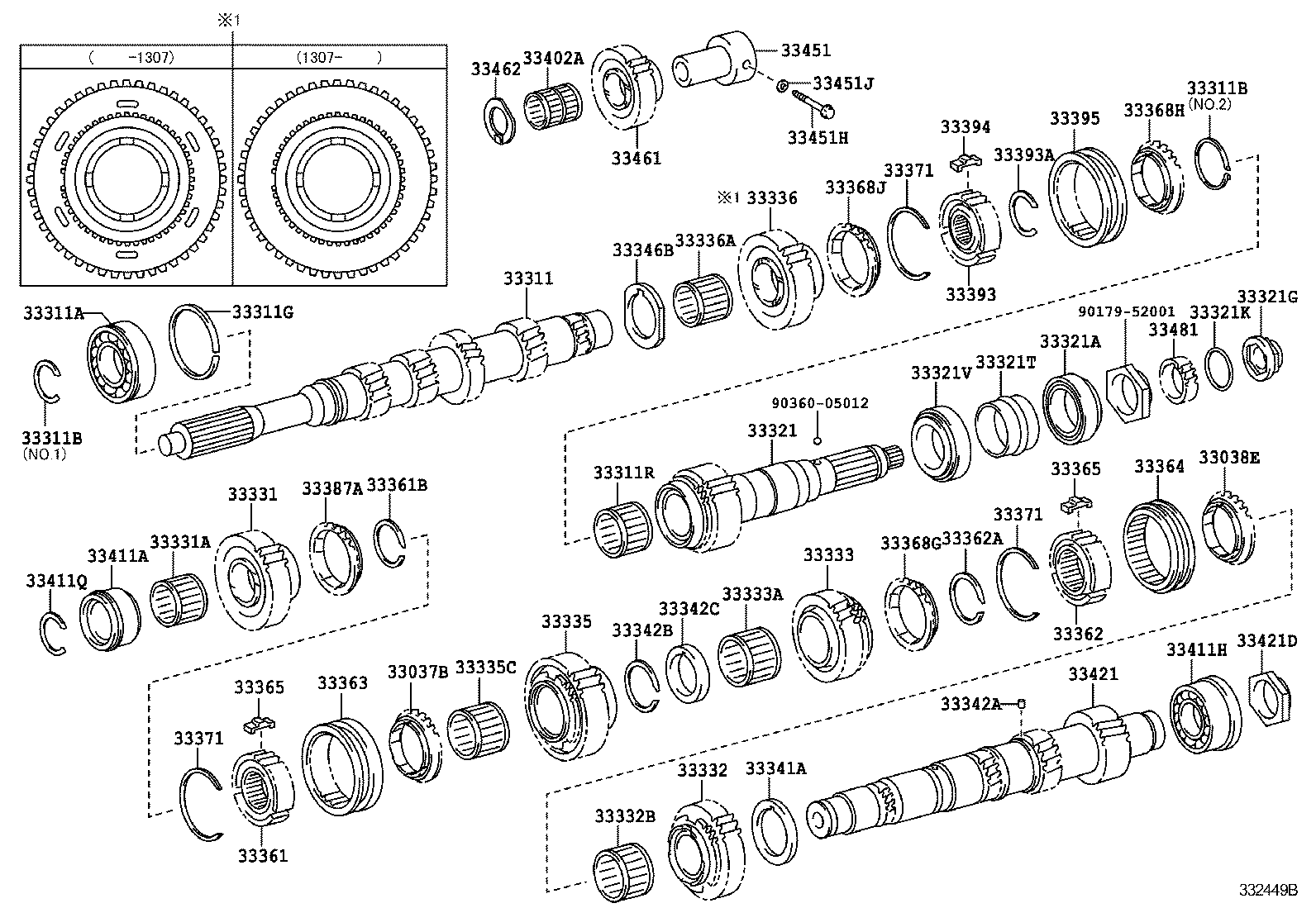  COASTER |  TRANSMISSION GEAR MTM