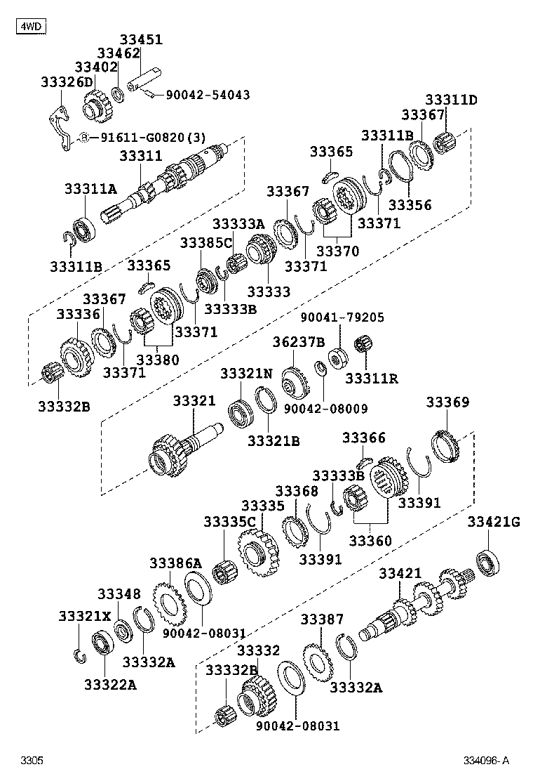  LITE TOWNACE |  TRANSMISSION GEAR MTM