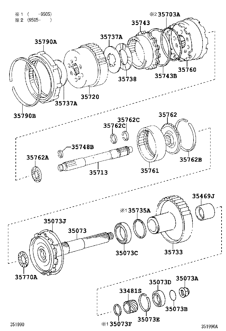 COASTER | PLANETARY GEAR REVERSE PISTON COUNTER GEAR ATM