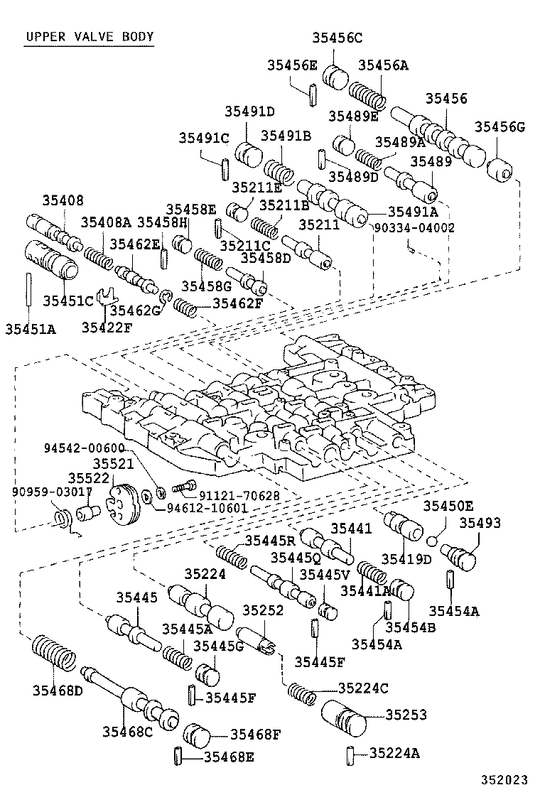  COASTER |  VALVE BODY OIL STRAINER ATM
