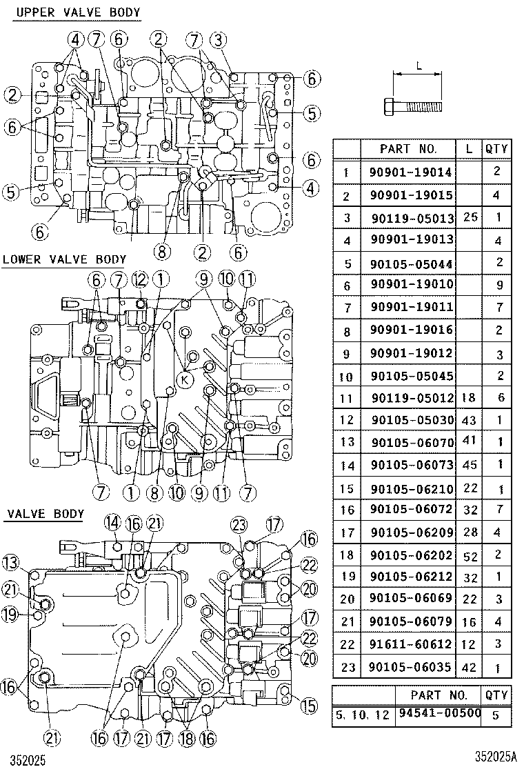  COASTER |  VALVE BODY OIL STRAINER ATM