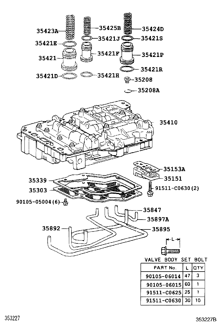  DYNA TOYOACE |  VALVE BODY OIL STRAINER ATM