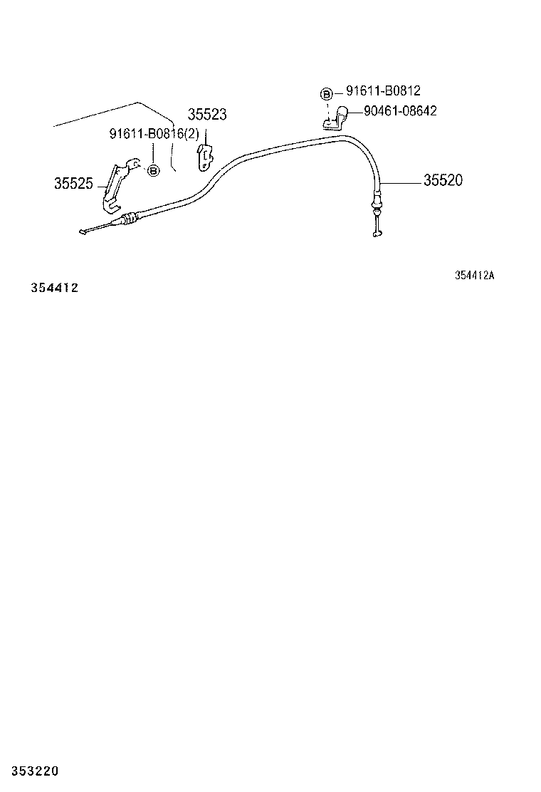  DYNA TOYOACE |  THROTTLE LINK VALVE LEVER ATM