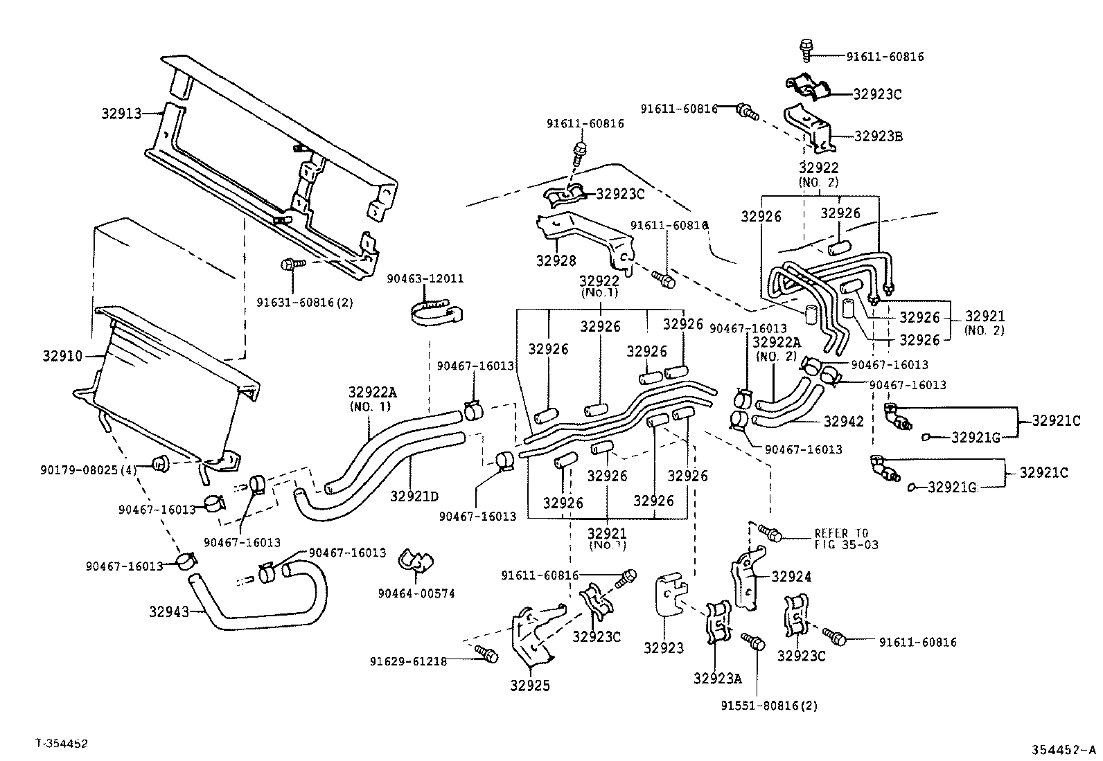  COASTER |  OIL COOLER TUBE ATM