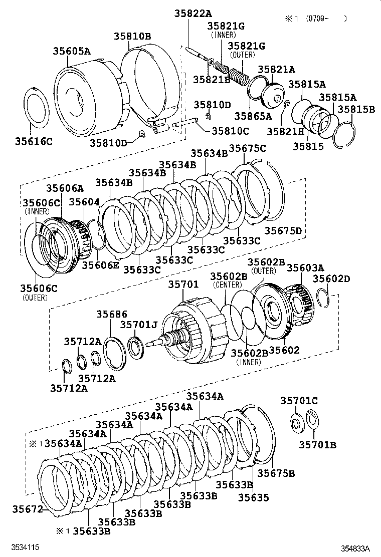 DYNA TOYOACE | BRAKE BAND MULTIPLE DISC CLUTCH ATM
