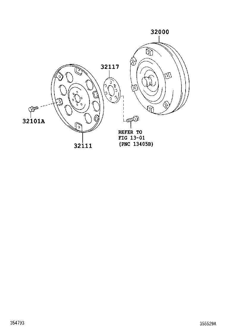  COASTER |  TORQUE CONVERTER FRONT OIL PUMP CHAIN ATM