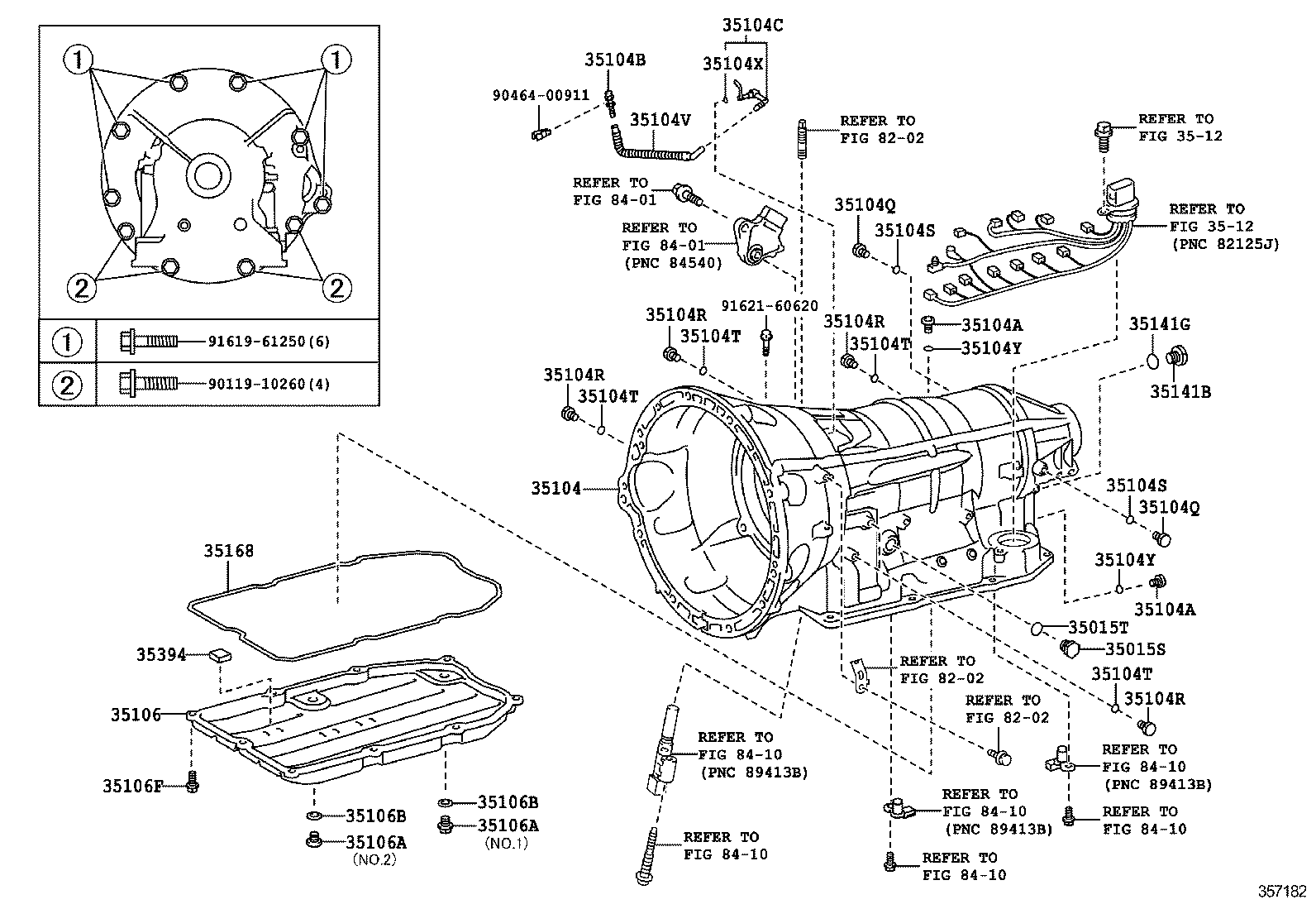  MAJESTA |  TRANSMISSION CASE OIL PAN ATM