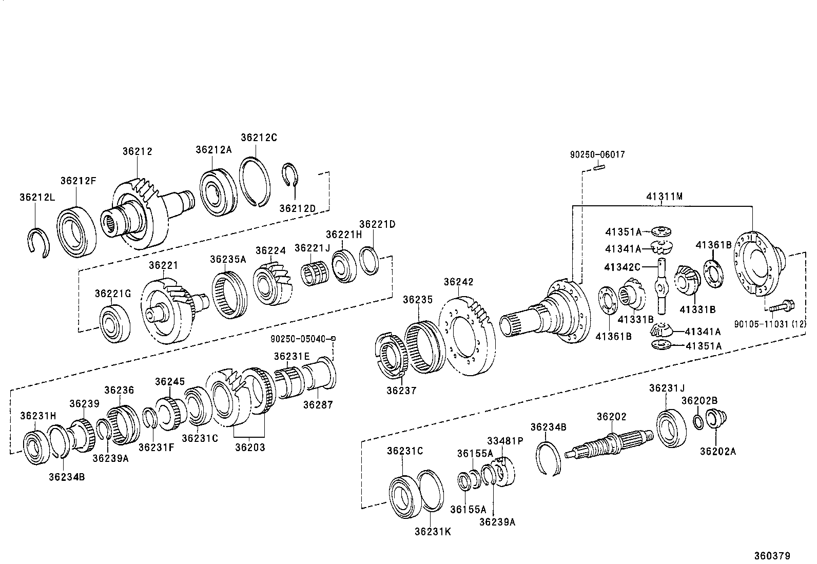  COASTER |  TRANSFER GEAR