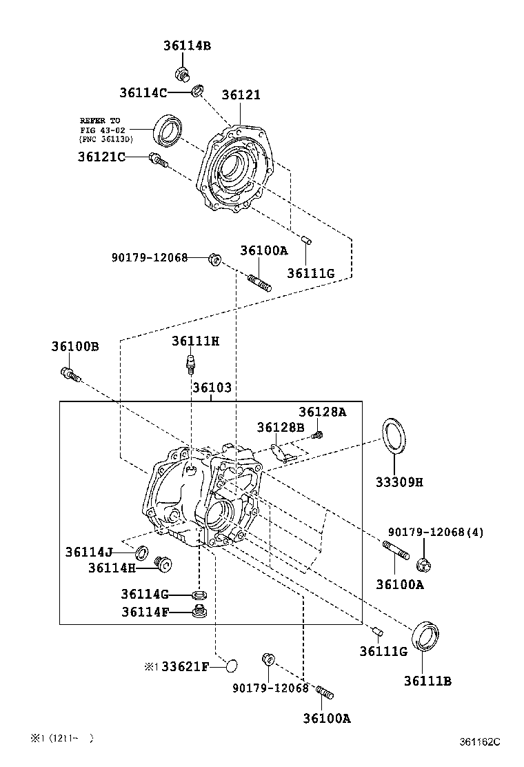  ALPHARD VELLFIRE HV |  TRANSFER CASE EXTENSION HOUSING