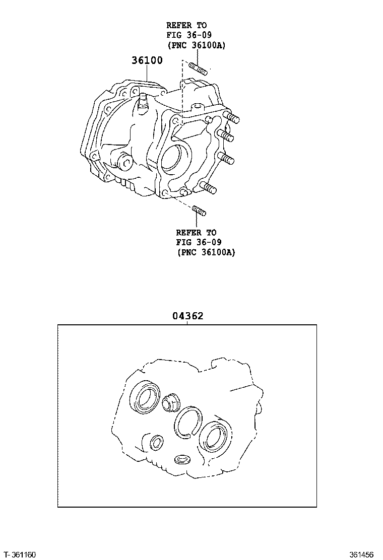  ALPHARD VELLFIRE HV |  TRANSFER ASSEMBLY GASKET KIT