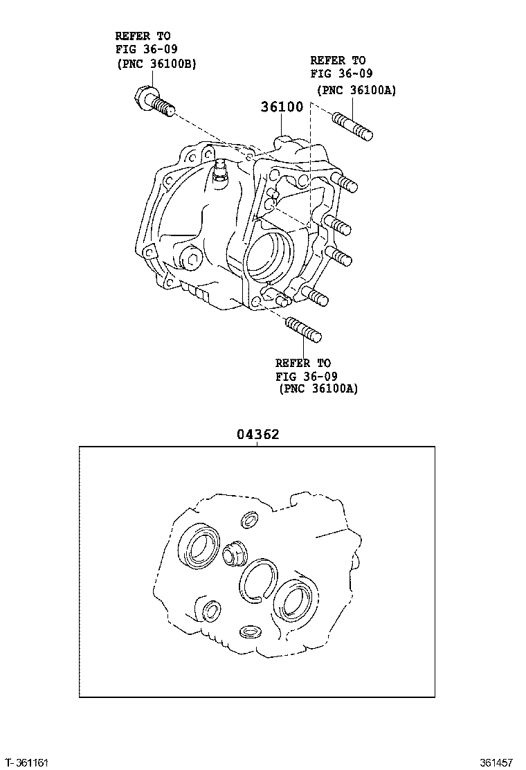  ALPHARD VELLFIRE HV |  TRANSFER ASSEMBLY GASKET KIT