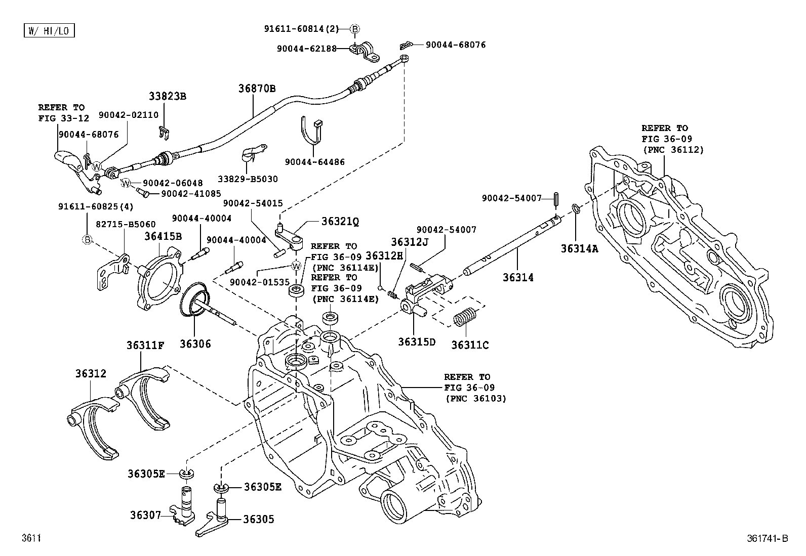  PIXIS TRUCK |  TRANSFER LEVER SHIFT ROD