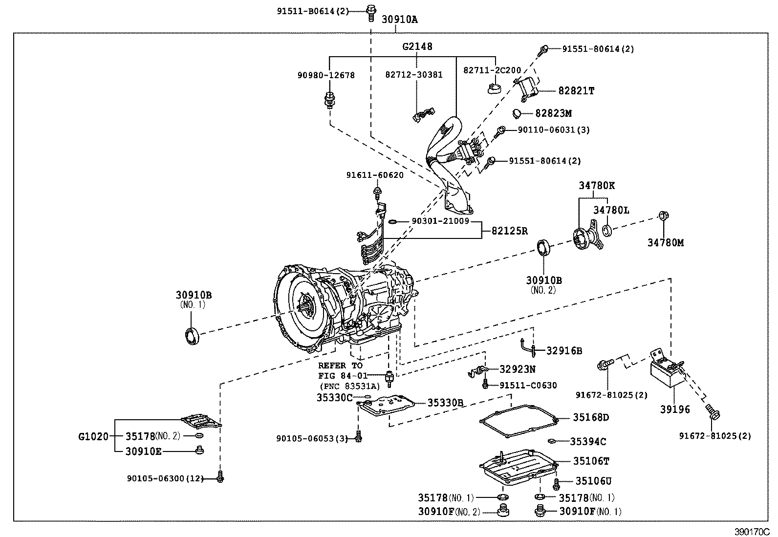  CROWN |  TRANSAXLE ASSY HYBRID VEHICLE