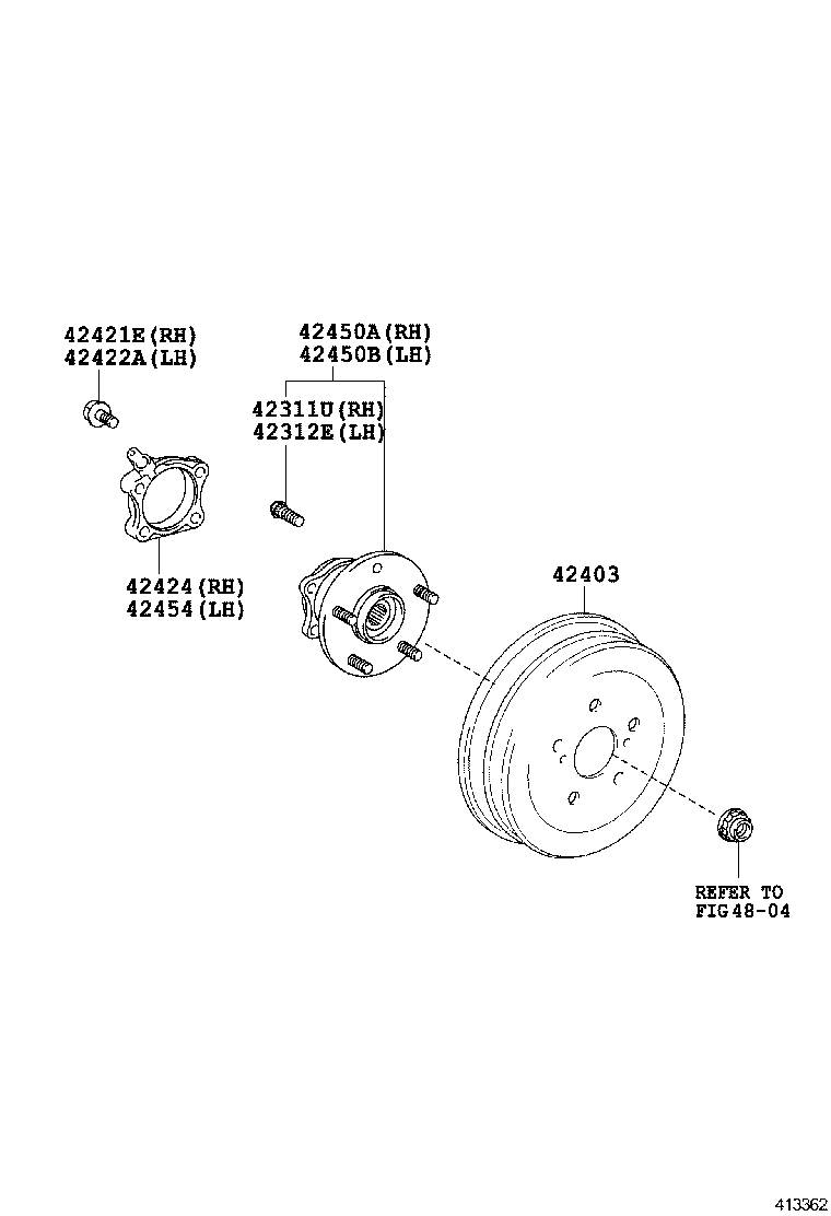  RACTIS |  REAR AXLE SHAFT HUB