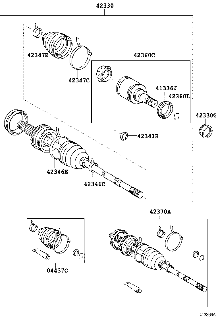 RACTIS |  REAR AXLE SHAFT HUB