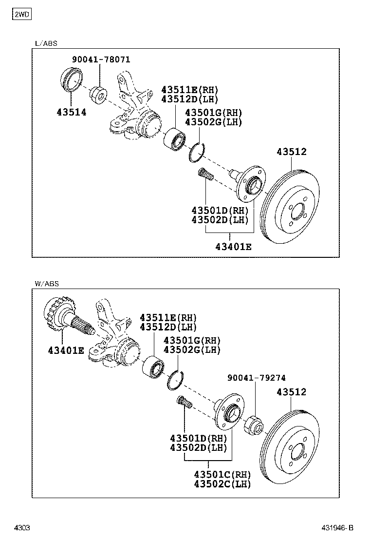  PIXIS TRUCK |  FRONT AXLE HUB