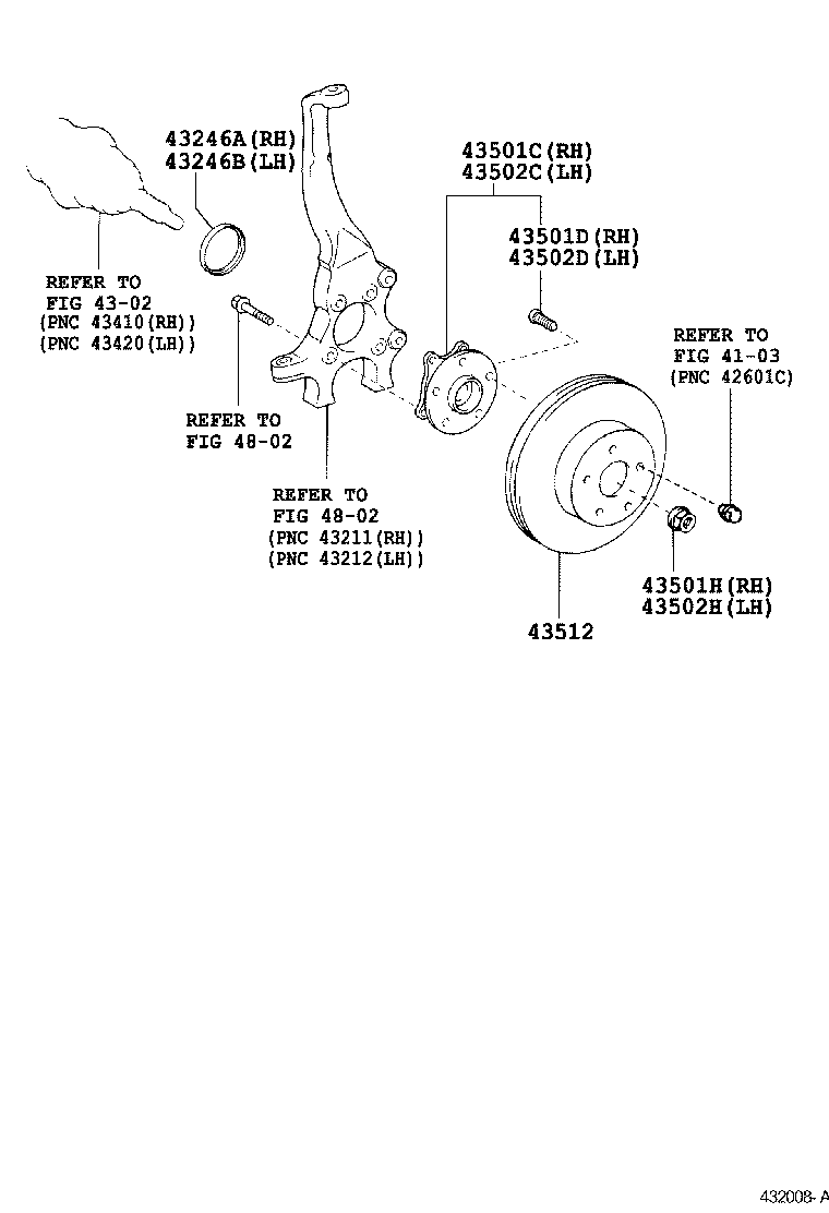  MAJESTA |  FRONT AXLE HUB